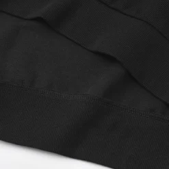 Best Muji Sudadera con cuello redondo y doble punto para hombre