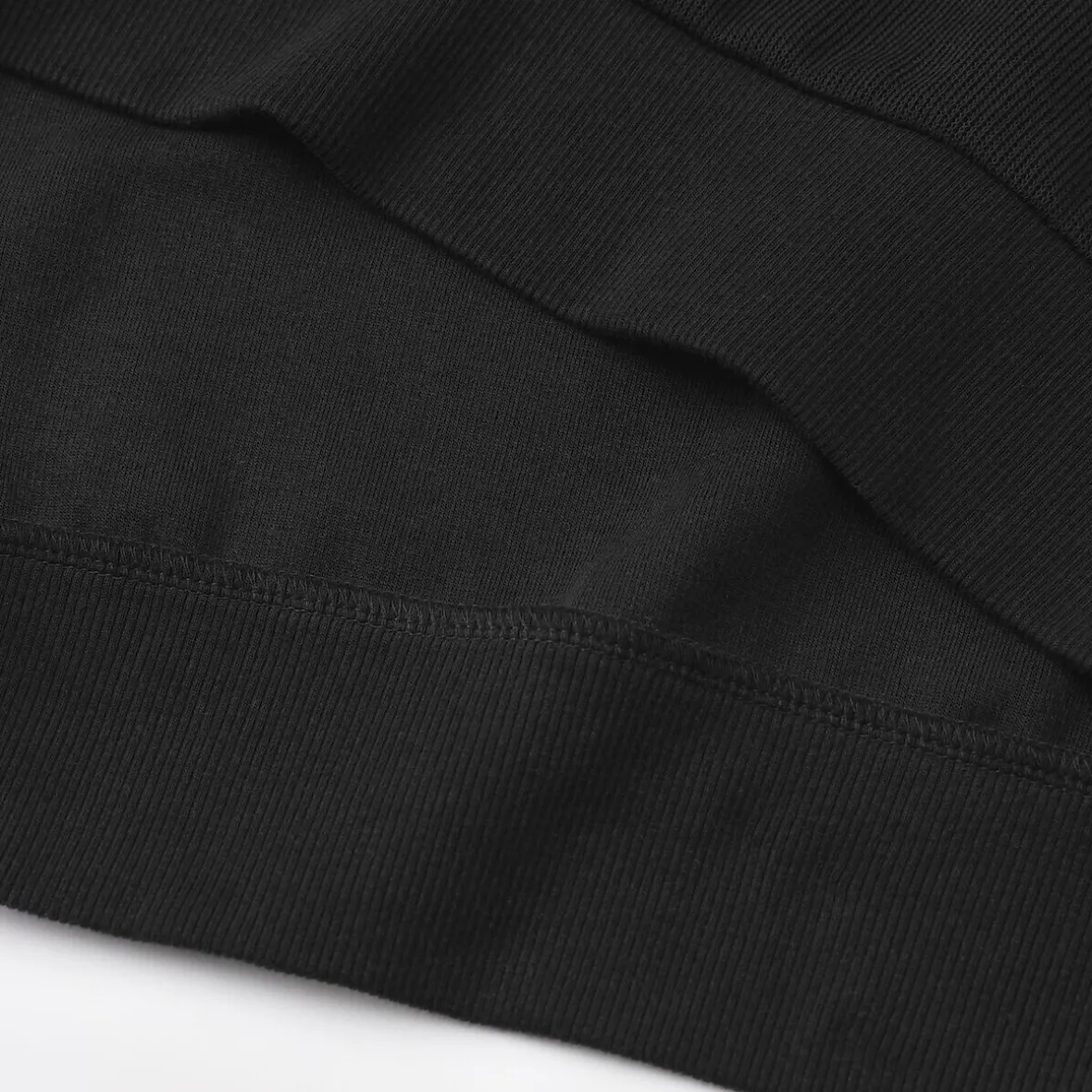 Best Muji Sudadera con cuello redondo y doble punto para hombre