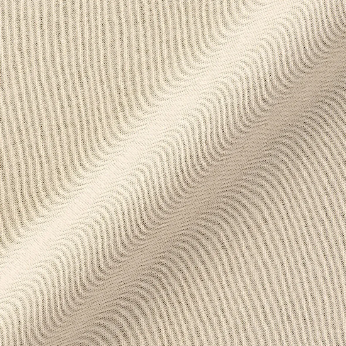 New Muji Sudadera de cuello redondo para hombre Marfil