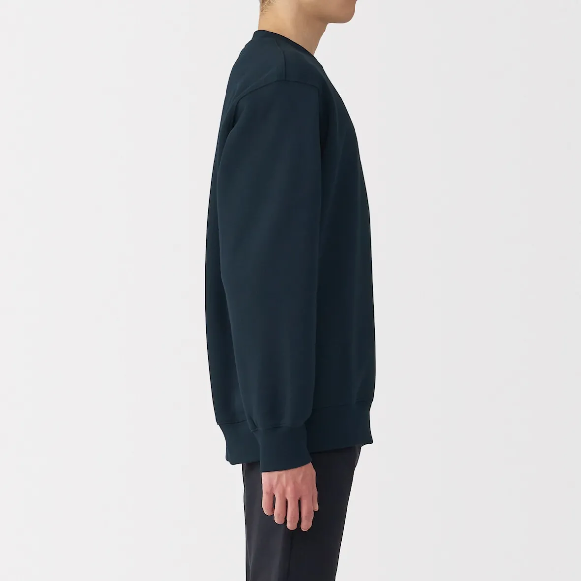 Hot Muji Sudadera de cuello redondo para hombre