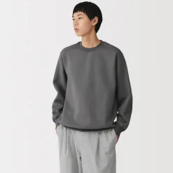 Hot Muji Sudadera de cuello redondo para hombre