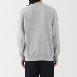New Muji Sudadera de cuello redondo para hombre