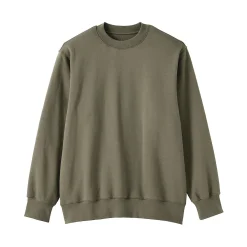 New Muji Sudadera de cuello redondo para hombre