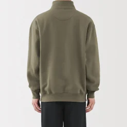 Online Muji Sudadera de media cremallera y mezcla de algodón para hombre