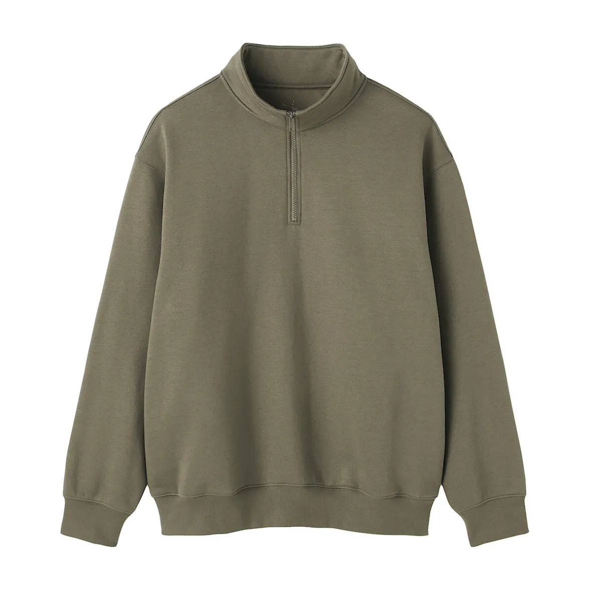 Online Muji Sudadera de media cremallera y mezcla de algodón para hombre