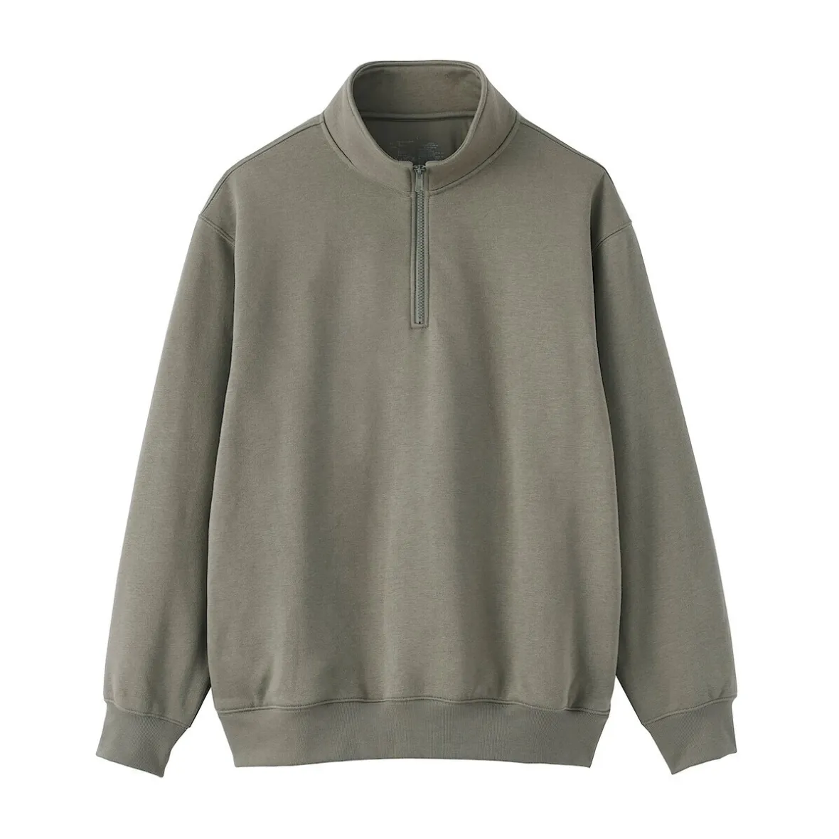 Online Muji Sudadera de media cremallera y mezcla de algodón para hombre