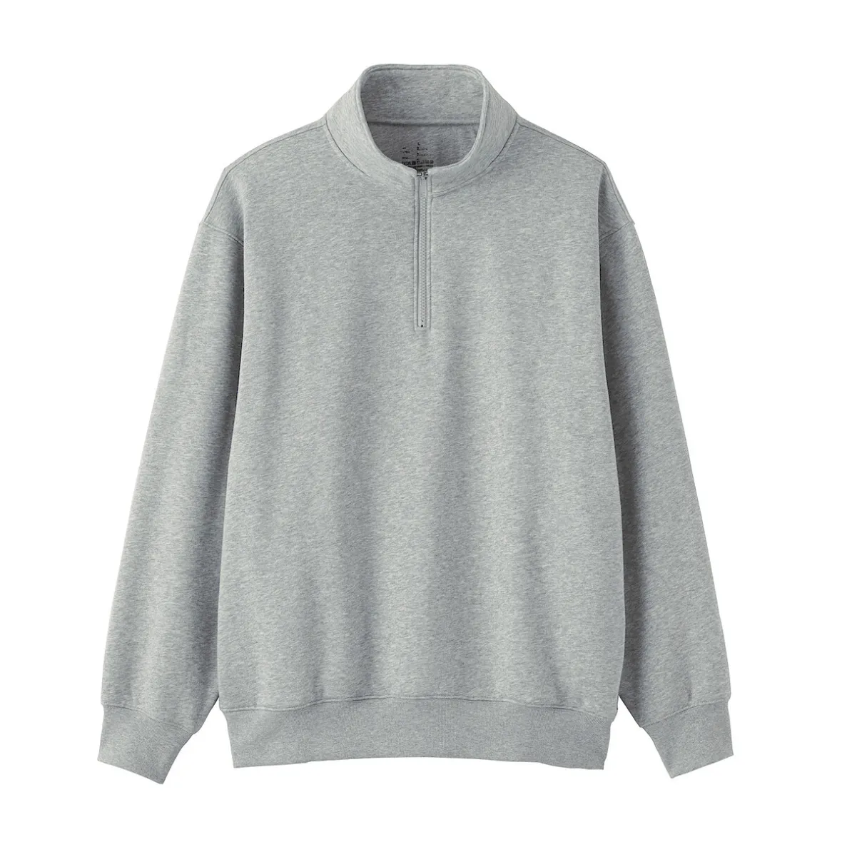 Online Muji Sudadera de media cremallera y mezcla de algodón para hombre