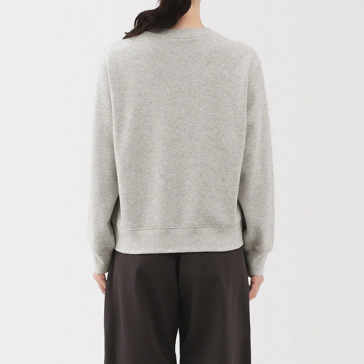 Clearance Muji Sudadera de mezcla de algodón para mujer