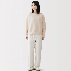 Online Muji Sudadera de mezcla de algodón para mujer