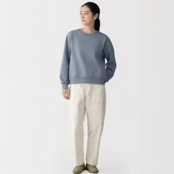 Online Muji Sudadera de mezcla de algodón para mujer