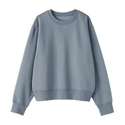 Online Muji Sudadera de mezcla de algodón para mujer