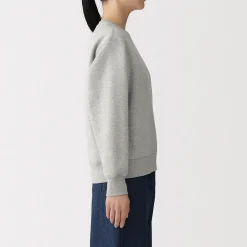 Online Muji Sudadera de mezcla de algodón para mujer