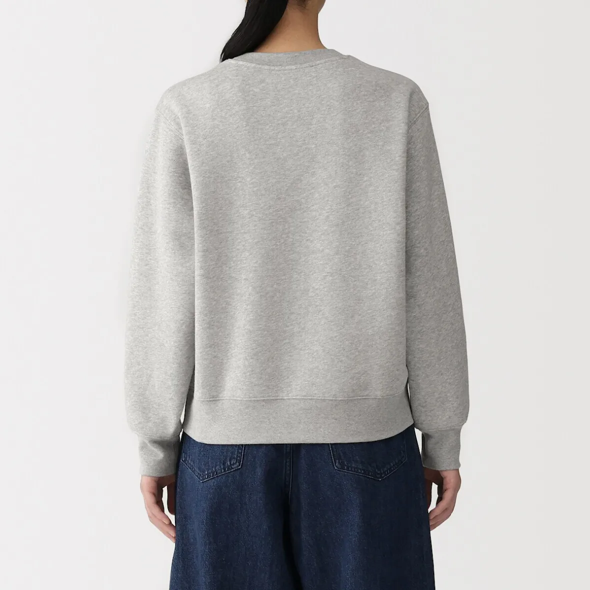 Online Muji Sudadera de mezcla de algodón para mujer