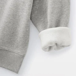 Online Muji Sudadera de mezcla de algodón para mujer