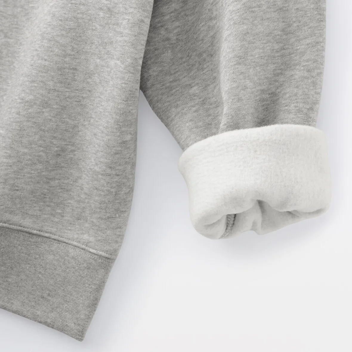 Online Muji Sudadera de mezcla de algodón para mujer