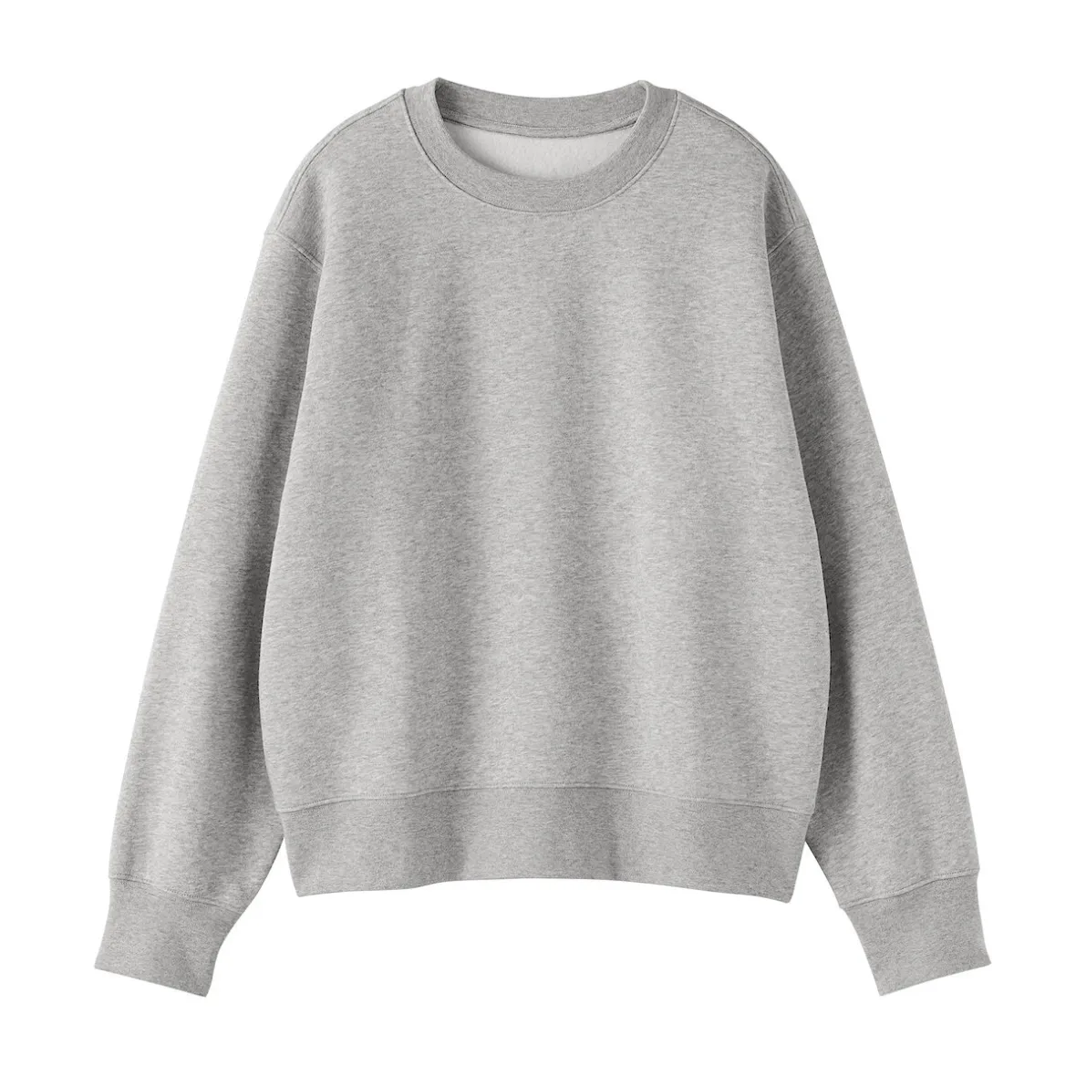 Online Muji Sudadera de mezcla de algodón para mujer