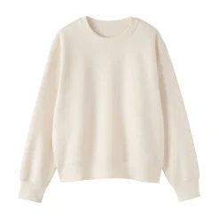 Online Muji Sudadera de mezcla de algodón para mujer