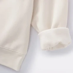 Online Muji Sudadera de mezcla de algodón para mujer