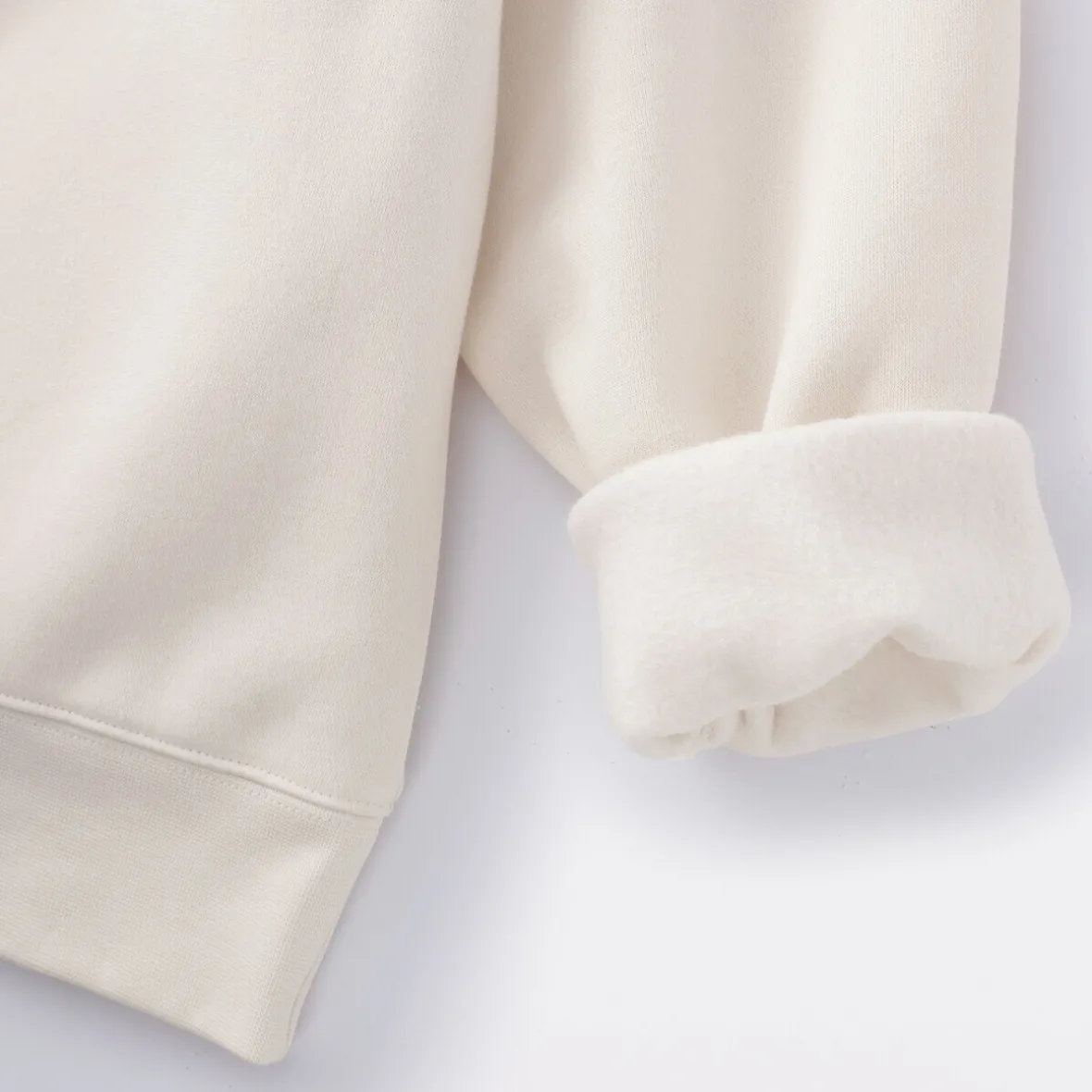 Online Muji Sudadera de mezcla de algodón para mujer