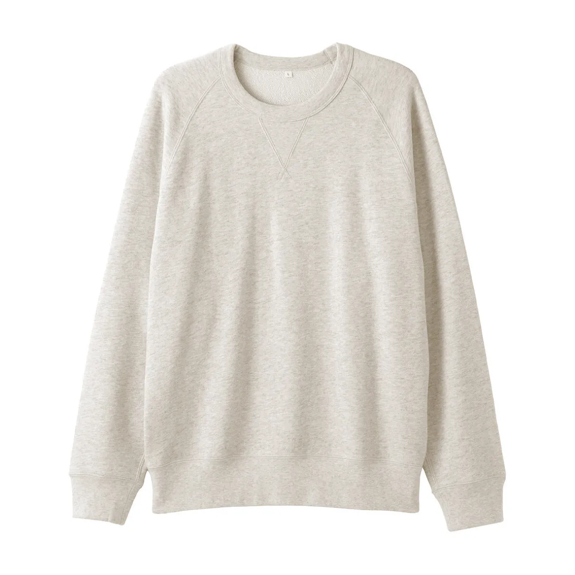 Online Muji Sudadera de punto tradicional de algodón para hombre
