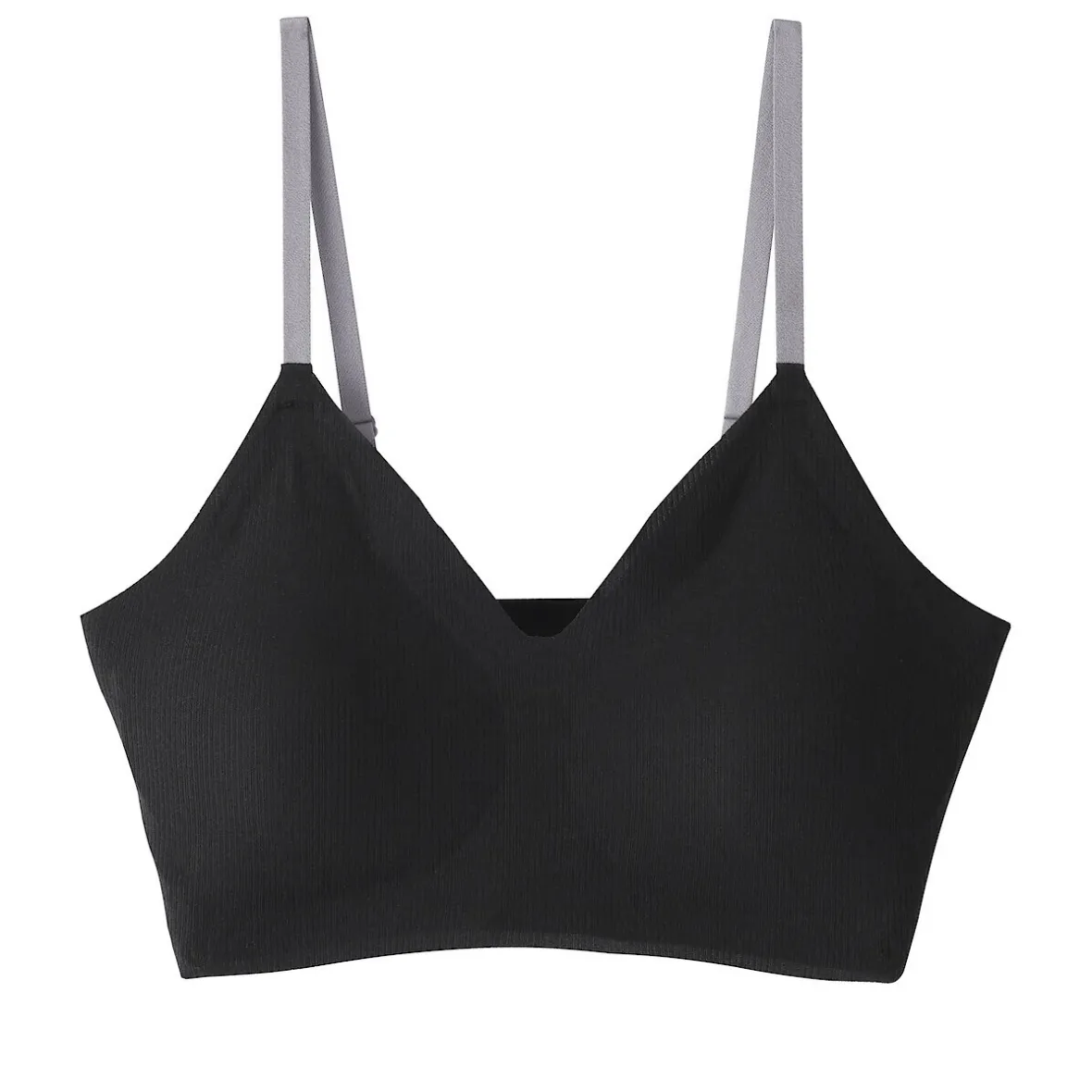 Discount Muji Sujetador acanalado Soft Touch cómodo para mujer