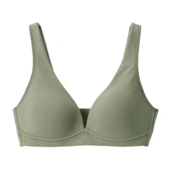Online Muji Sujetador escotado sin aros de mezcla de algodón para mujer