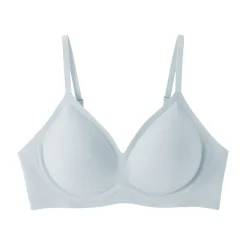 Sale Muji Sujetador sin aros de mezcla de algodón para mujer