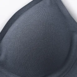 Sale Muji Sujetador sin aros de mezcla de algodón para mujer