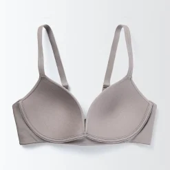 Muji Sujetador sin aros moldeado sin ganchos para mujer