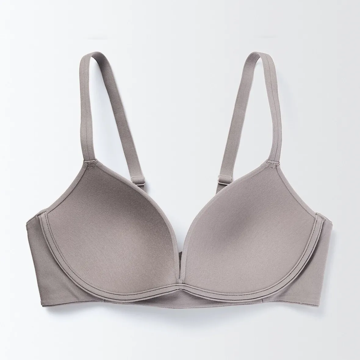 Muji Sujetador sin aros moldeado sin ganchos para mujer