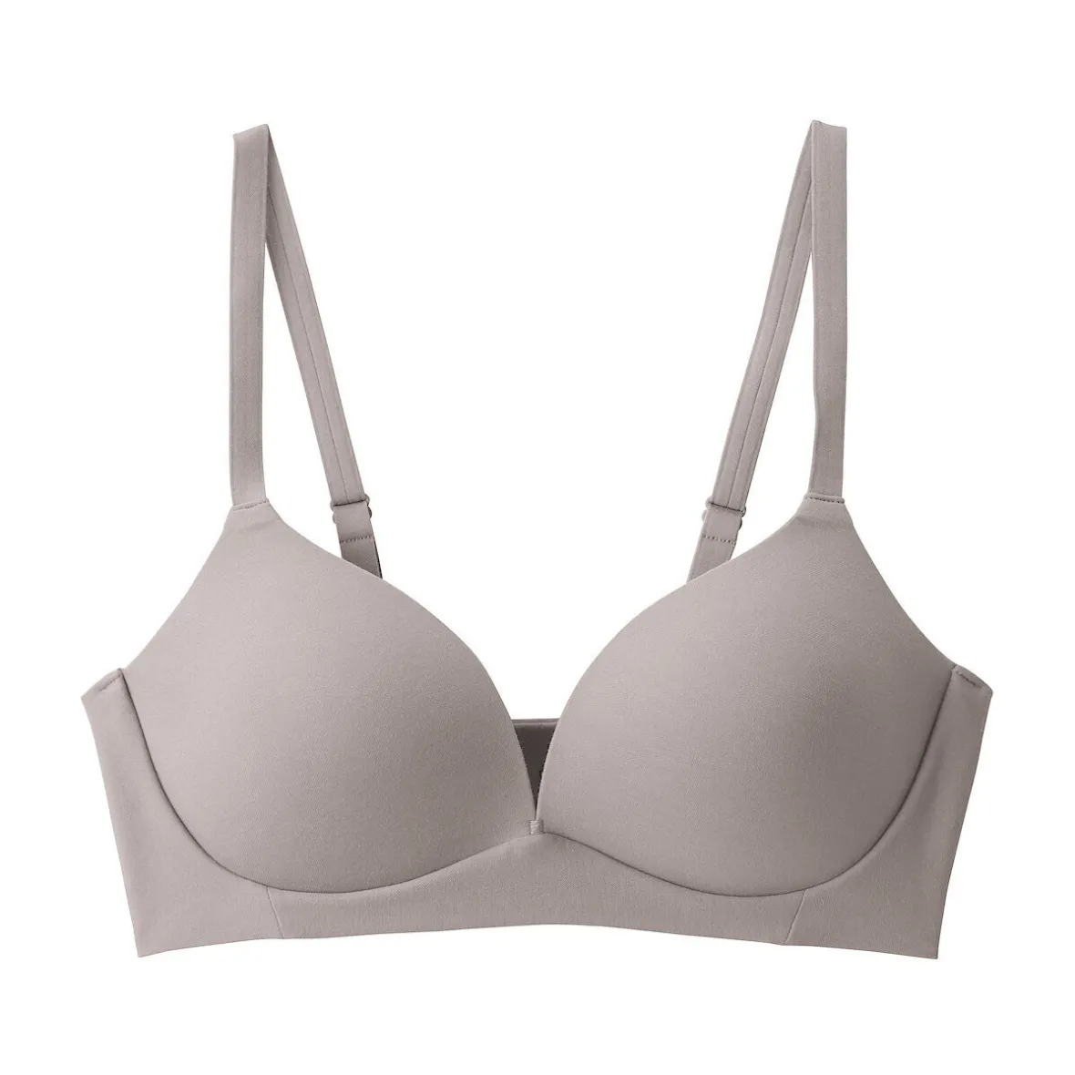 Muji Sujetador sin aros moldeado sin ganchos para mujer