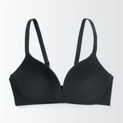 Muji Sujetador sin aros moldeado sin ganchos para mujer