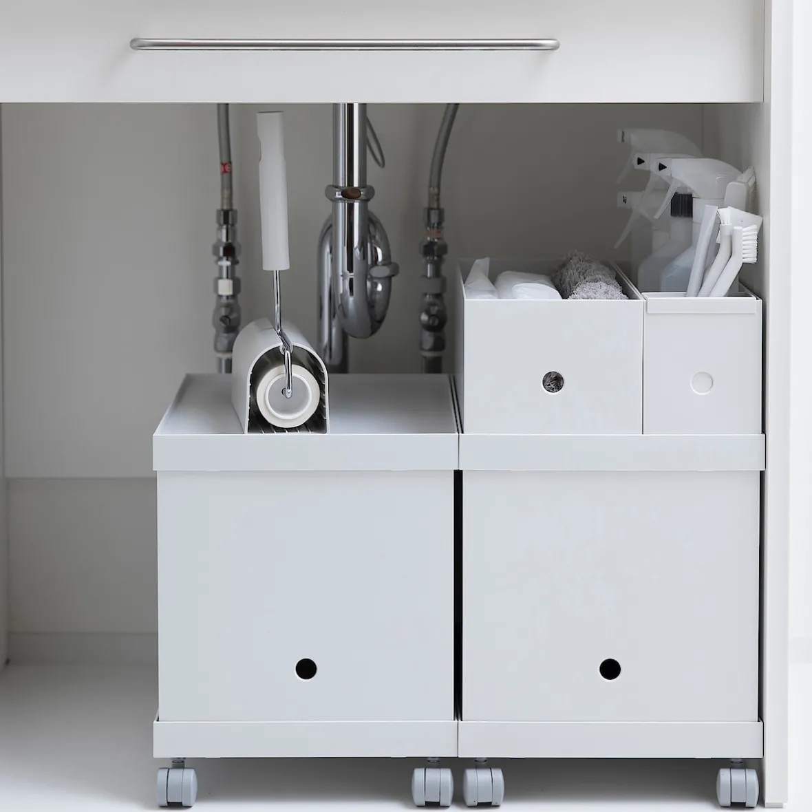 New Muji Tapa para caja archivadora de PP compatible con ruedas