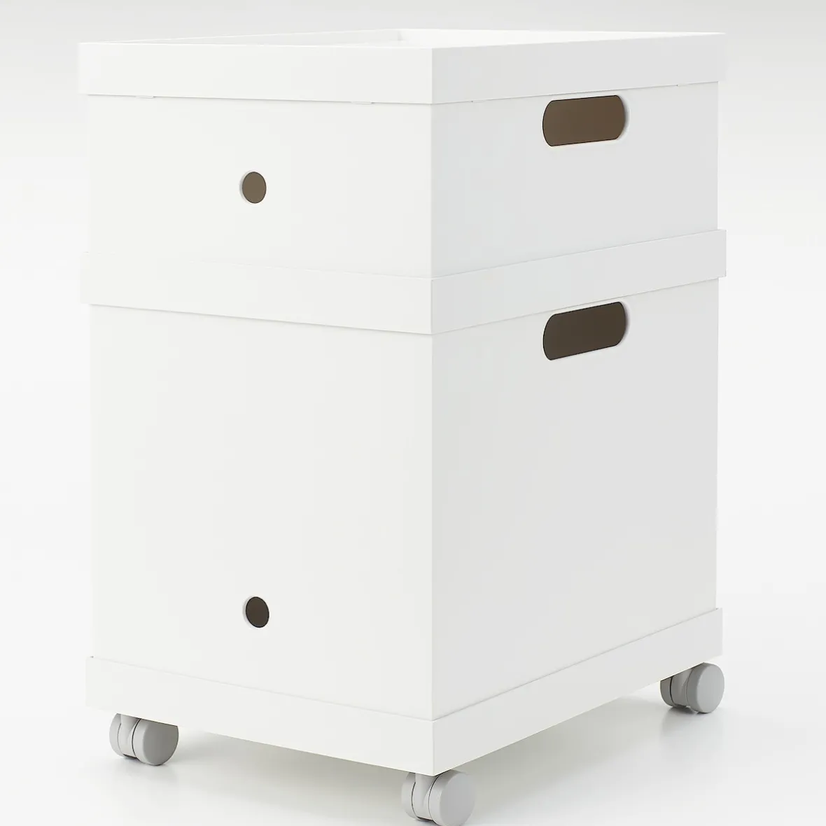 New Muji Tapa para caja archivadora de PP compatible con ruedas