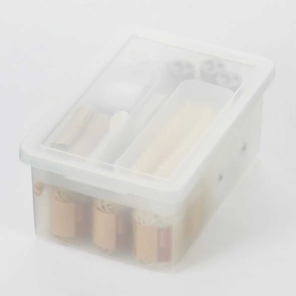 Clearance Muji Tapa para caja de almacenamiento abierta en PP ‐ 25cm