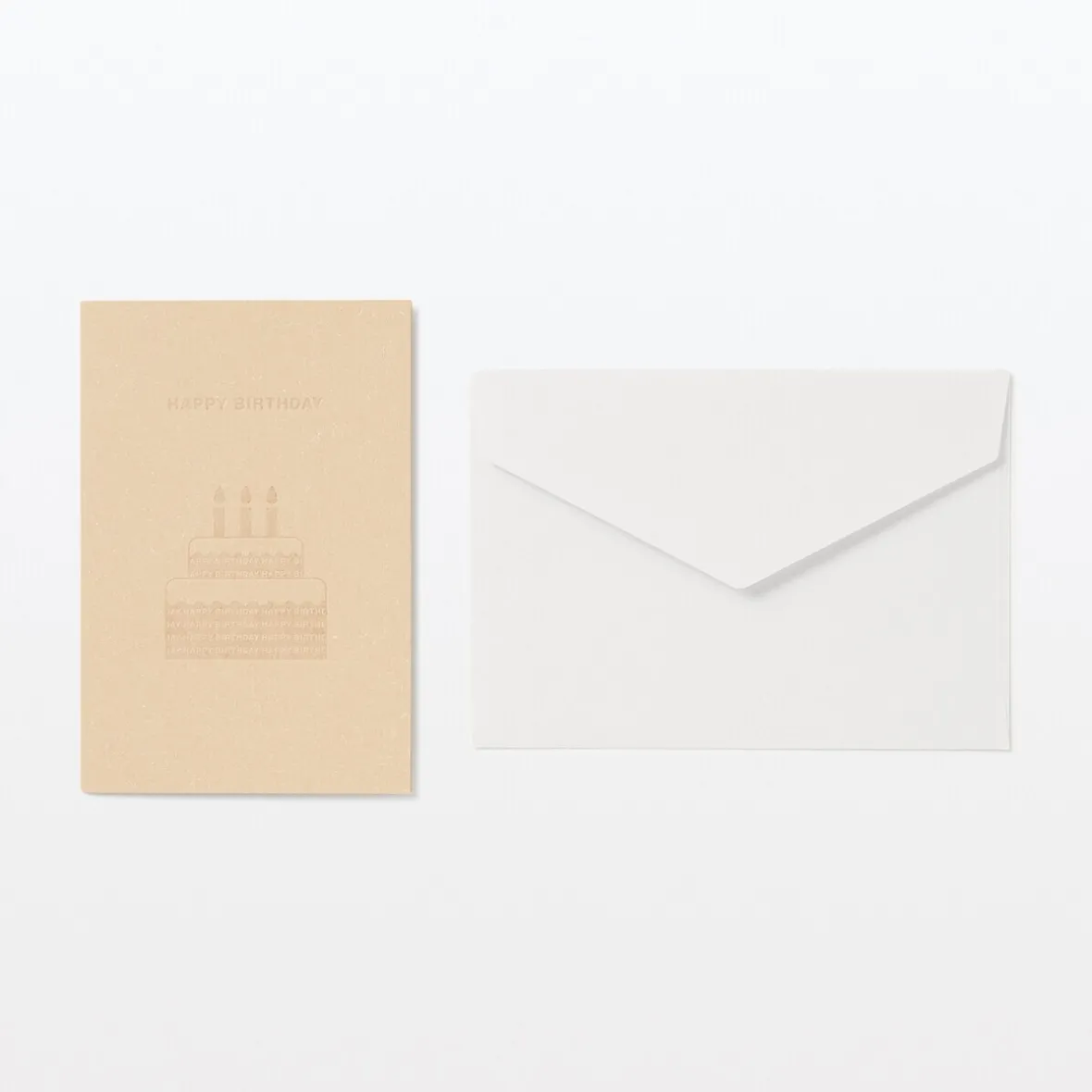 Clearance Muji Tarjeta de felicitación ‐ Tarta