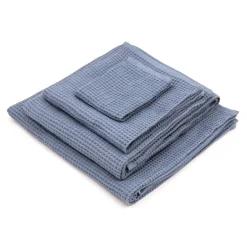 Clearance Muji Toalla de mano de algodón orgánico con textura de gofre