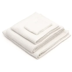 Clearance Muji Toalla de mano de algodón orgánico con textura de gofre