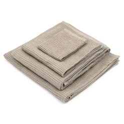 Clearance Muji Toalla de mano de algodón orgánico con textura de gofre