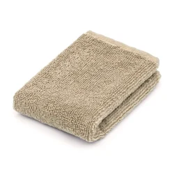 Clearance Muji Toalla facial de algodón orgánico de rizo