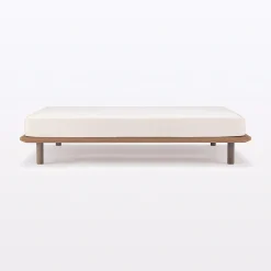 Clearance Muji Unidad principal de Cama de nogal con plataforma D