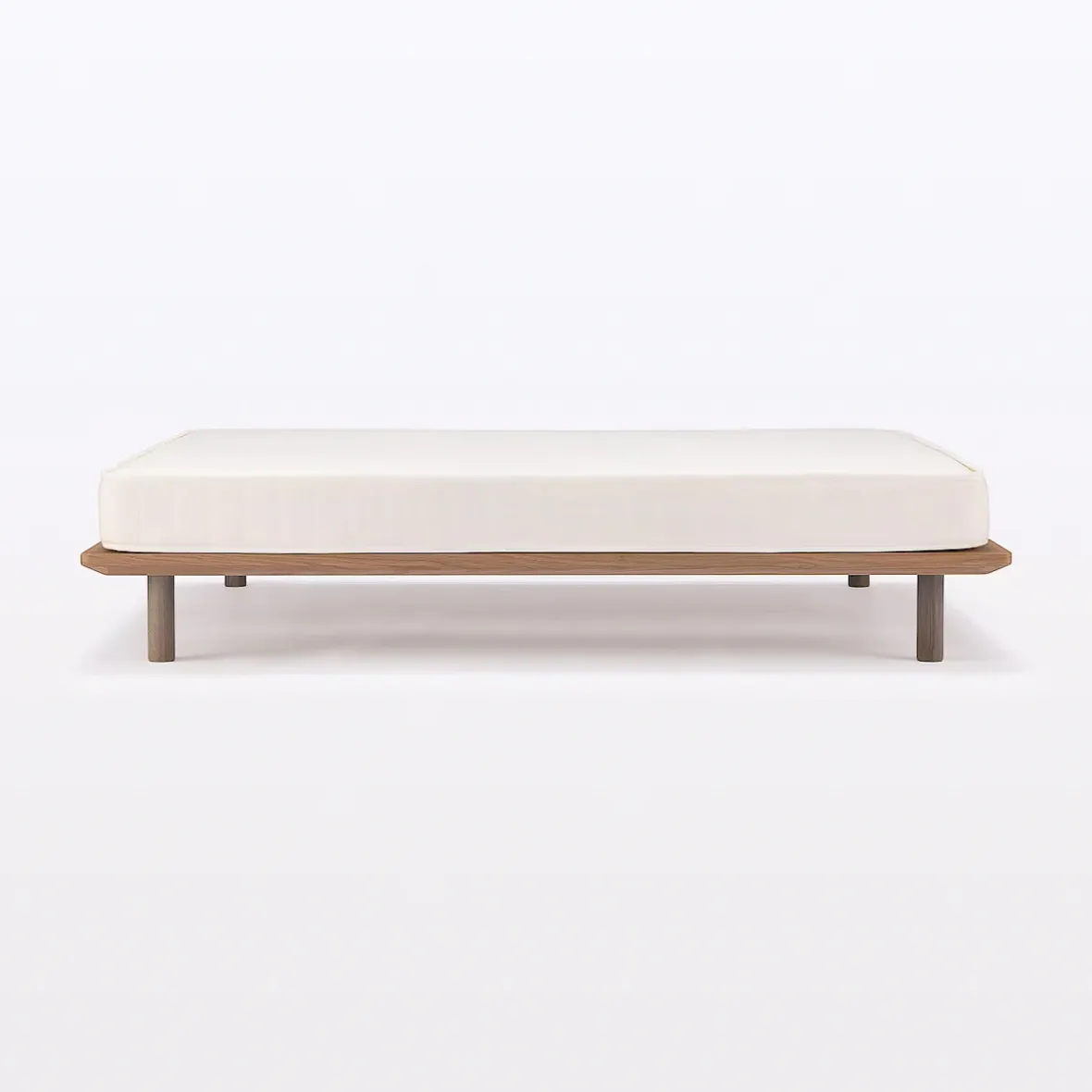 Clearance Muji Unidad principal de Cama de nogal con plataforma D