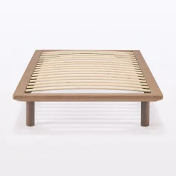 Sale Muji Unidad principal de Cama de nogal con plataforma Individual