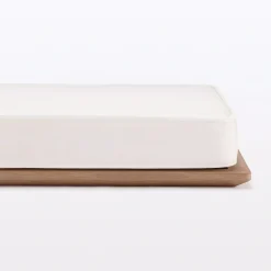 Sale Muji Unidad principal de Cama de nogal con plataforma Individual