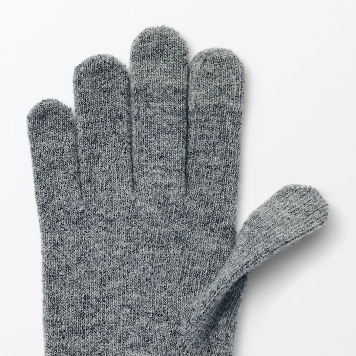Sale Muji Unisex Guantes para pantalla táctil con forro cepillado de mezcla de lana