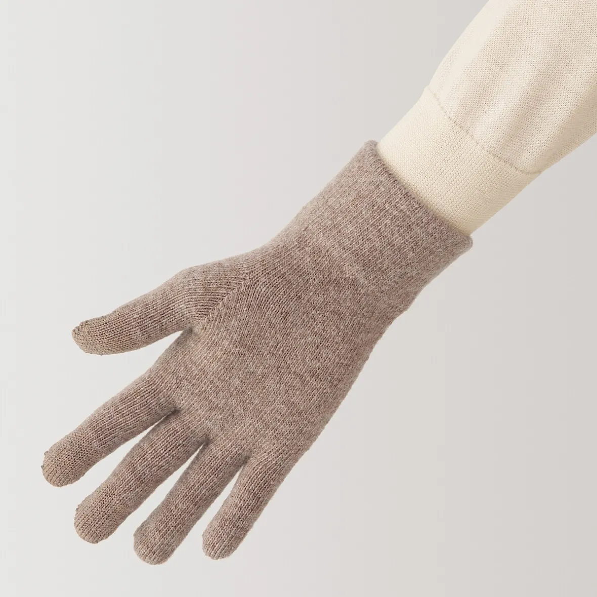 Sale Muji Unisex Guantes para pantalla táctil con forro cepillado de mezcla de lana