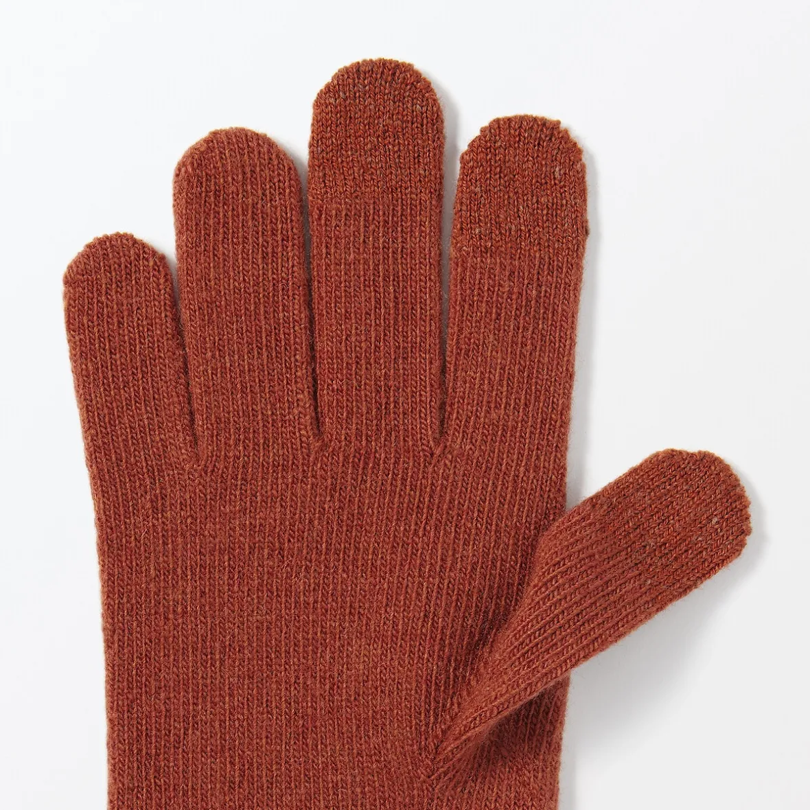 Sale Muji Unisex Guantes para pantalla táctil con forro cepillado de mezcla de lana