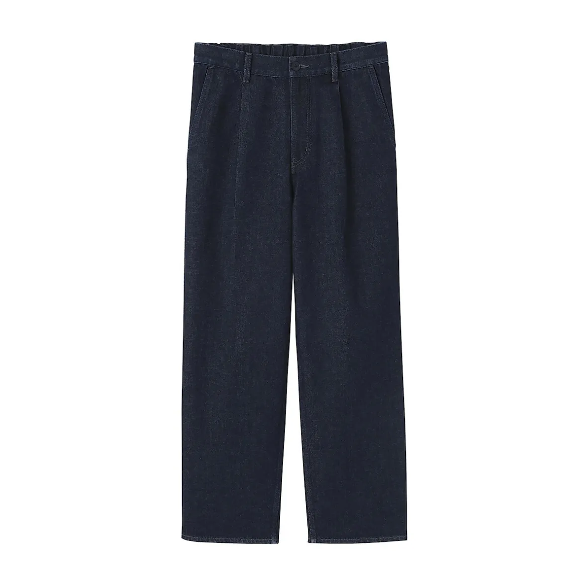 Muji Vaquero de pierna recta y mezcla de kapok para hombre