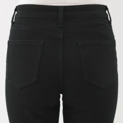 New Muji Vaqueros ajustados y elásticos para mujer ‐ Negro