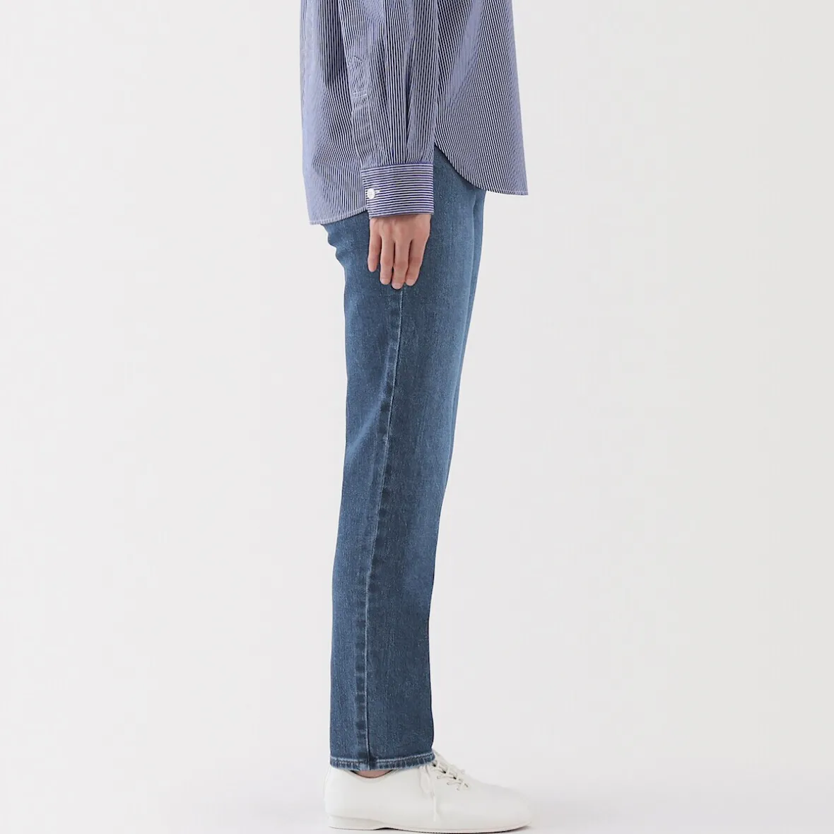 Outlet Muji Vaqueros ajustados y elásticos para mujer